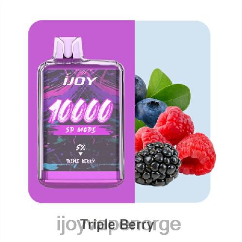 iJOY Vape Bergen - iJOY Bar SD10000 engangs L0VT4173 trippelbær