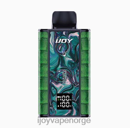 iJOY Disposable Vape Price - iJOY Captain 10000 vape L0VT445 syrlig eple bringebær