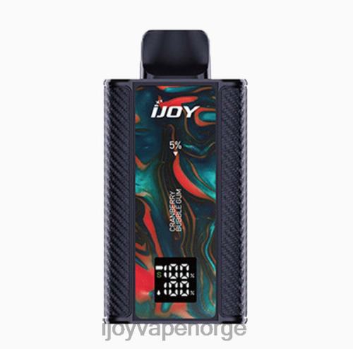 iJOY For Sale - iJOY Captain 10000 vape L0VT436 tranebær tyggegummi