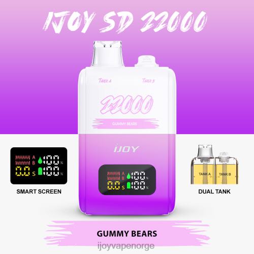 iJOY Vape Price - iJOY SD 22000 engangs L0VT4154 gummibjørner